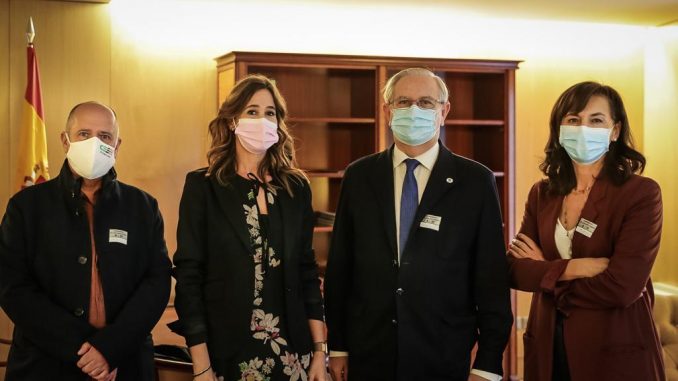 Gabriel del Pozo, Rosa Romero, Serafín Romero y Pilar Garrido.