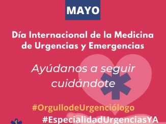 Cartel con motivo del Día Internacional de la Medicina de Urgencias y Emergencias.
