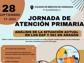 Jornada organizada por los Colegios de médicos y sindicatos de AP de Aragón.