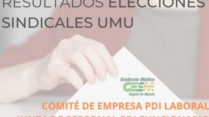 Elecciones en CESM Murcia.