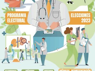 Cartel de campaña de CESM La Rioja para las elecciones.