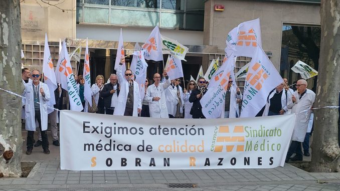 Concentración de médicos en Comunidad Valenciana.