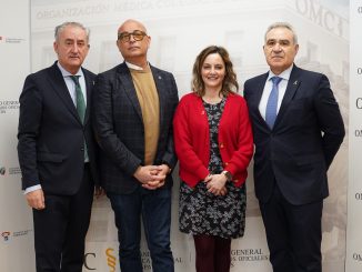 Tomás Cobo, Emilio Fernández, Dra. Victoria Eugenia Muñoz y Dr. José Mª Rodríguez.