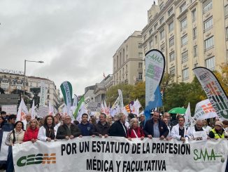 Momento de la manifestación del 15 de noviembre.