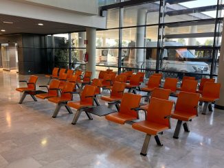 Salas de espera vacías en un hospital balear en esta primera jornada de huelga.