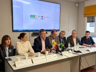 Los representantes de los sindicatos médicos.