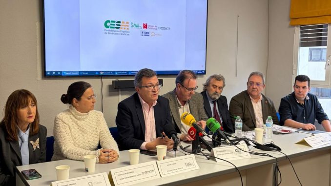 Los representantes de los sindicatos médicos.