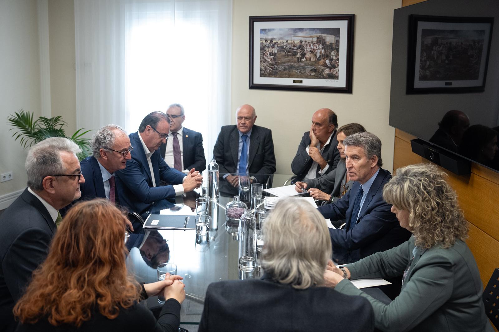 Momento de la reunión.