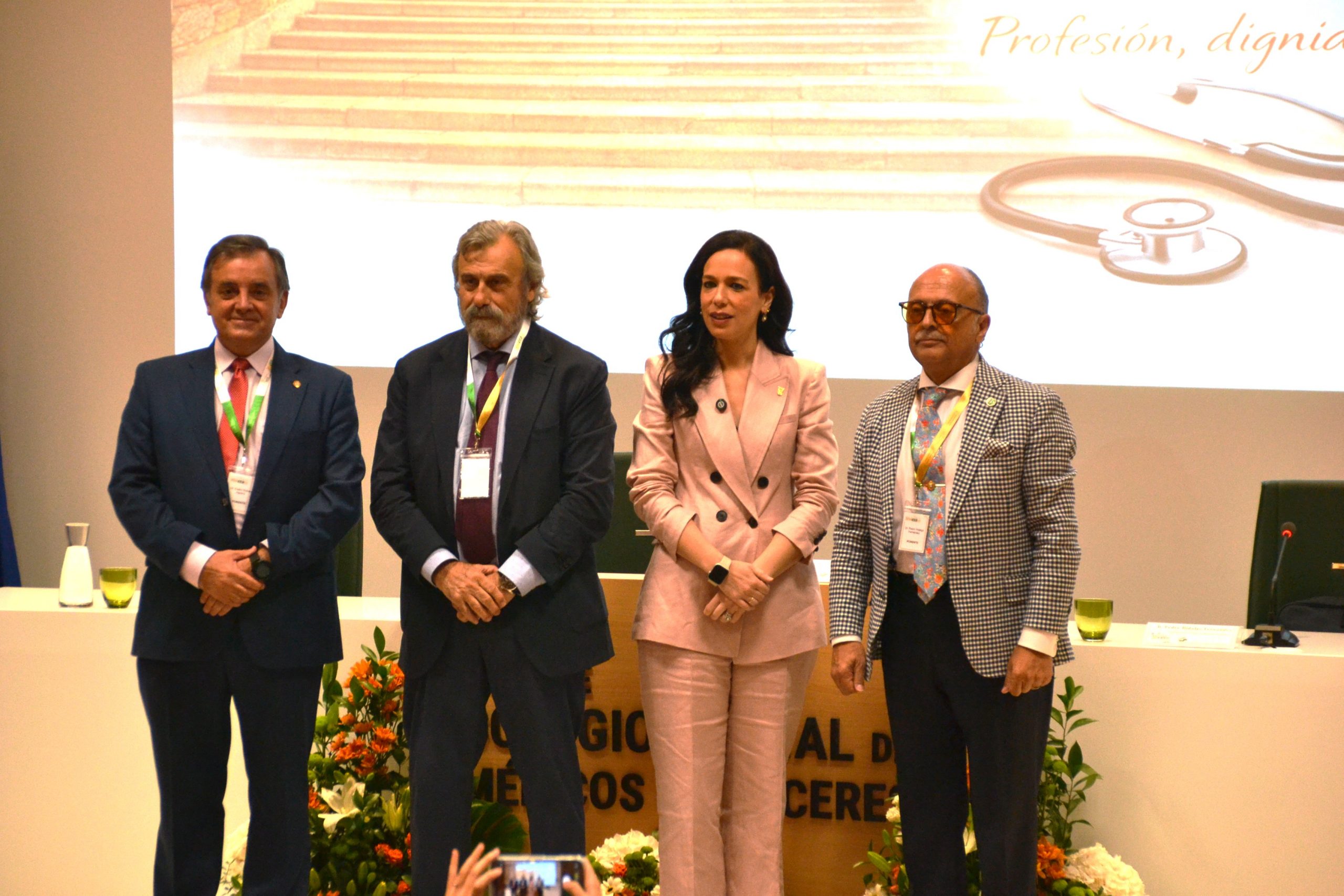 Evelio Robles, Miguel Lázaro, Sara García y Pedro Hidalgo. Foto CESM.