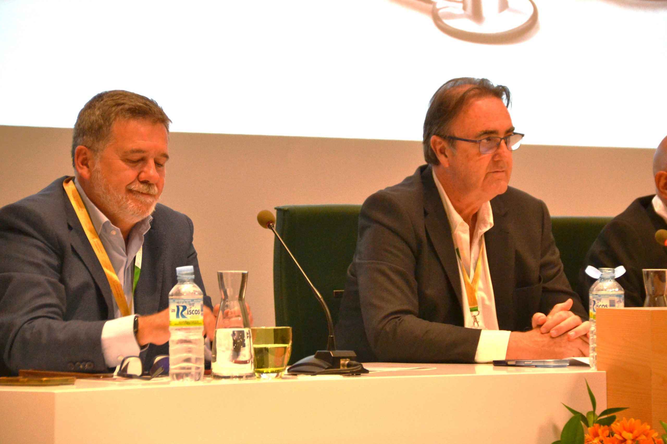 Guillermo Llago junto a Víctor Pedrera.