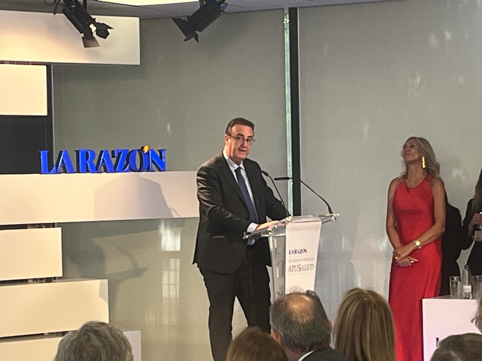 Discurso de Víctor Pedrera tras recoger el premio especial de La Razón.