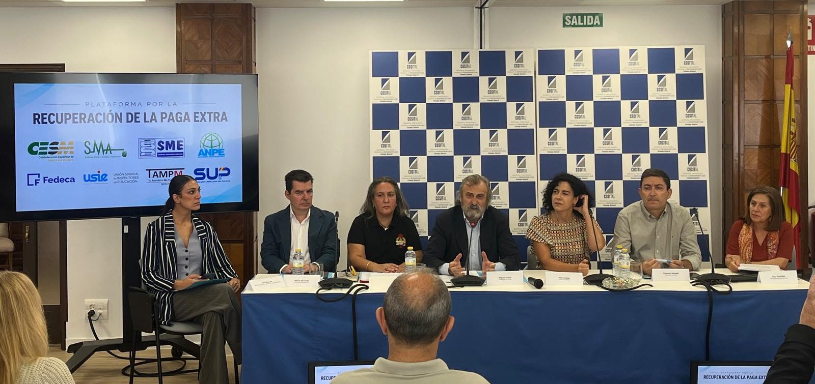 Momento de la rueda de prensa. 