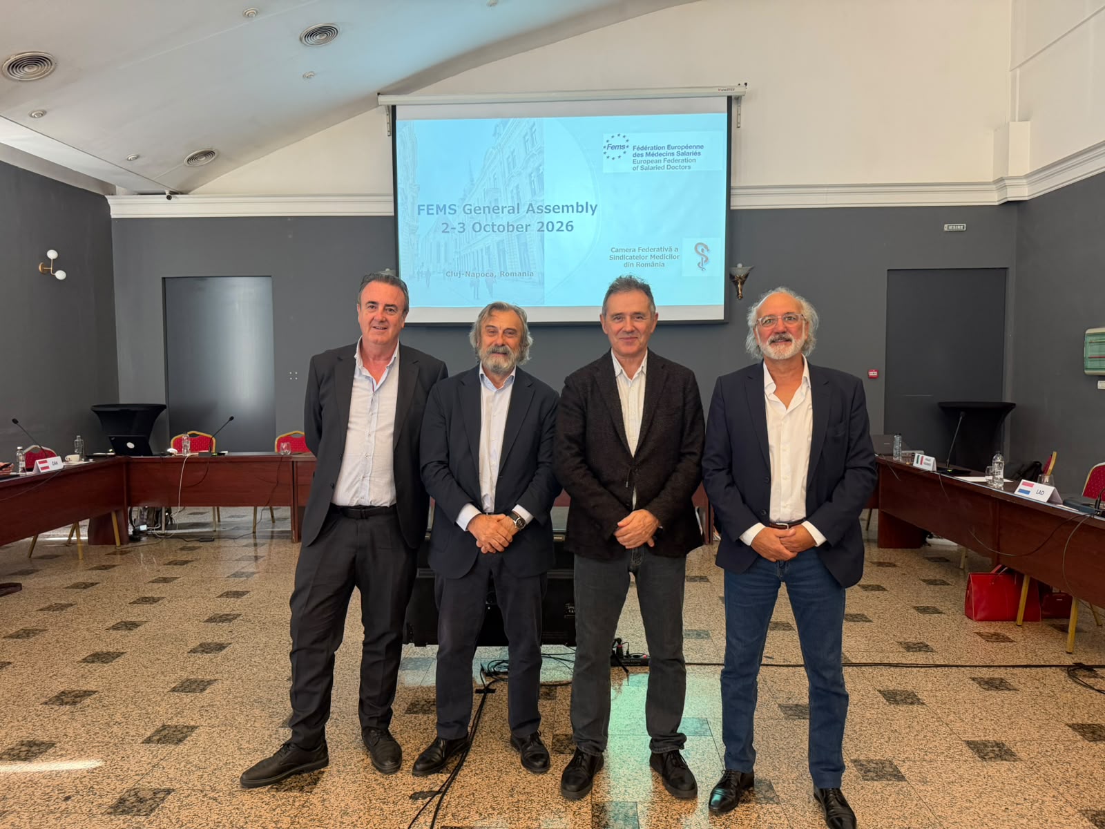 Víctor Pedrera, Miguel Lázaro, Álex Ramos e Ignacio García.