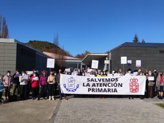 Manifestación por la Atención Primaria en Navarra.
