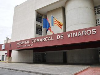 Entrada del Hospital Comarcal de Vinaròs.