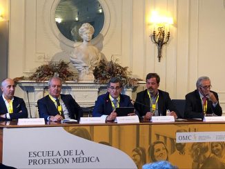 De derecha a izquierda, Tomás Toranzo, Carlos Rus, Juan Abarca, Luis Mayero y José Luis Alcibar.