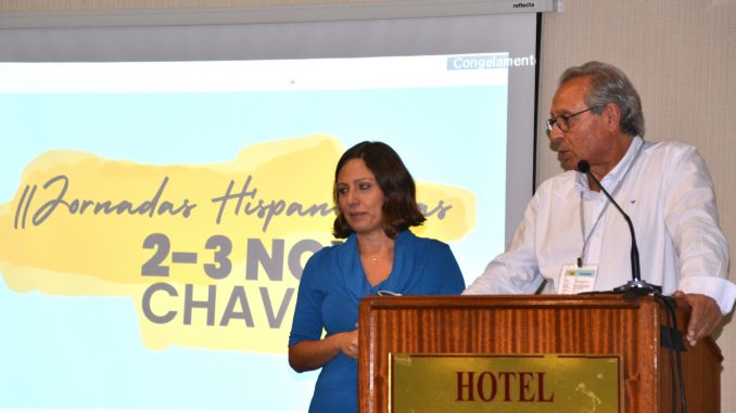 Tomás Toranzo, presidente de CESM, y Joana Bordalo, presidenta de FNAM.