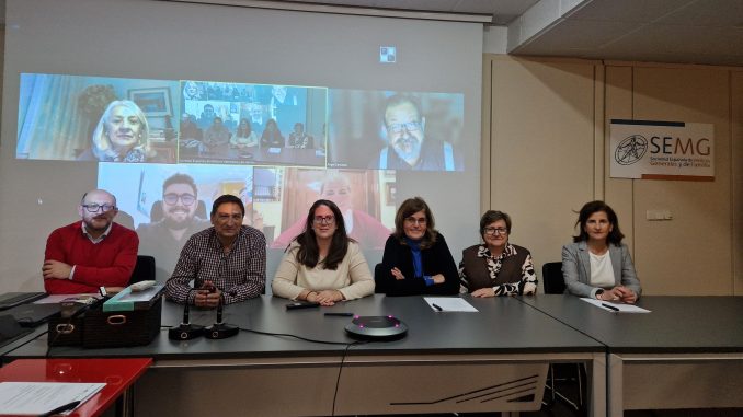 Reunión Foro AP en SEMG el 15 enero 24. Representantes del Foro de Atención Primaria.