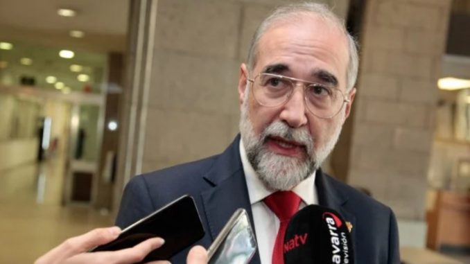 Fernando Domínguez, consejero de Salud de Navarra. Fernando Domínguez, consejero de Salud de Navarra.