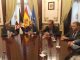 Momento de la reunión de los representantes de CESM y Sindicato Médico de Ceuta con el presidente de la ciudad autónoma.