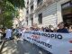 Concentración del Sindicato Médico de Cantabria en Santander.