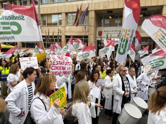 Concentración en Murcia este lunes.