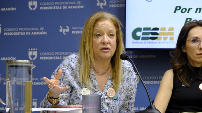 Mercedes Ortín, secretaria general de CESM Aragón.