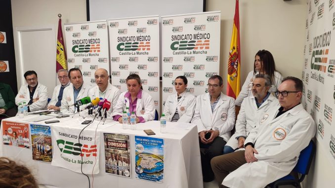 Los responsables de CESM Castilla-La Mancha.