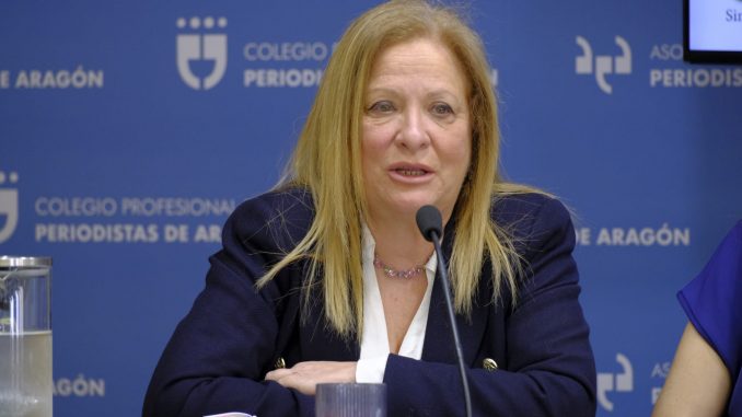 Mercedes Ortín, secretaria general de CESM Aragón.