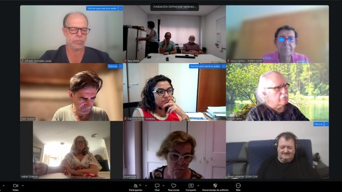 Momento de la reunión.