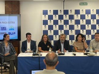 Momento de la rueda de prensa.