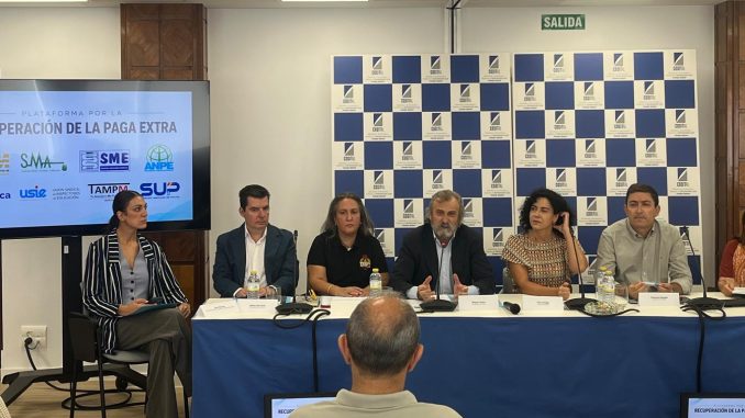 Momento de la rueda de prensa.